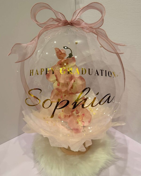 Peach Orchid Bobo Balloon
