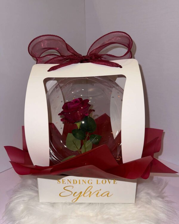 Rose Bobo Balloon (Gift Bag)