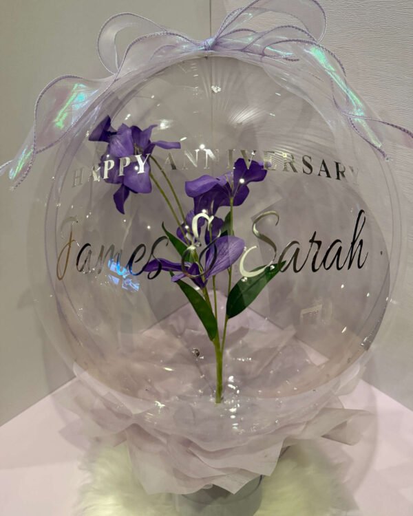 Violet Bloom Bobo Balloon